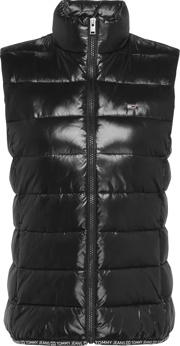 Tommy Hilfiger TJW ESSENTIAL TAPE V, BDS Siyah Kadın Yelek