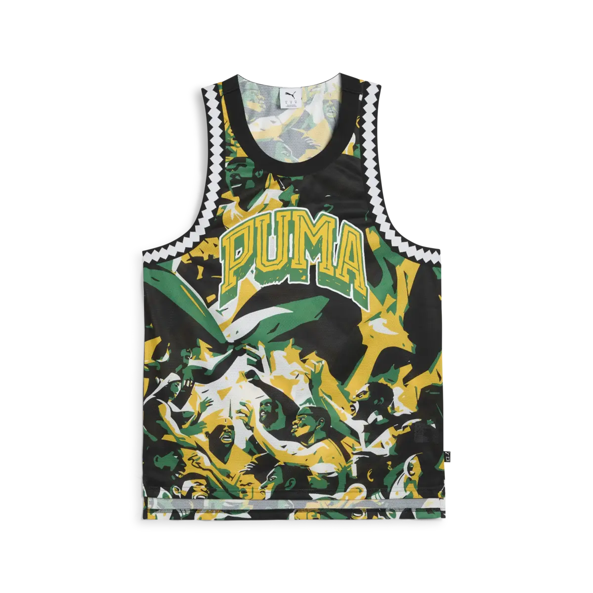 Puma Rival Rage AOP Mesh Tank Çok Renkli Erkek Basketbol Forması