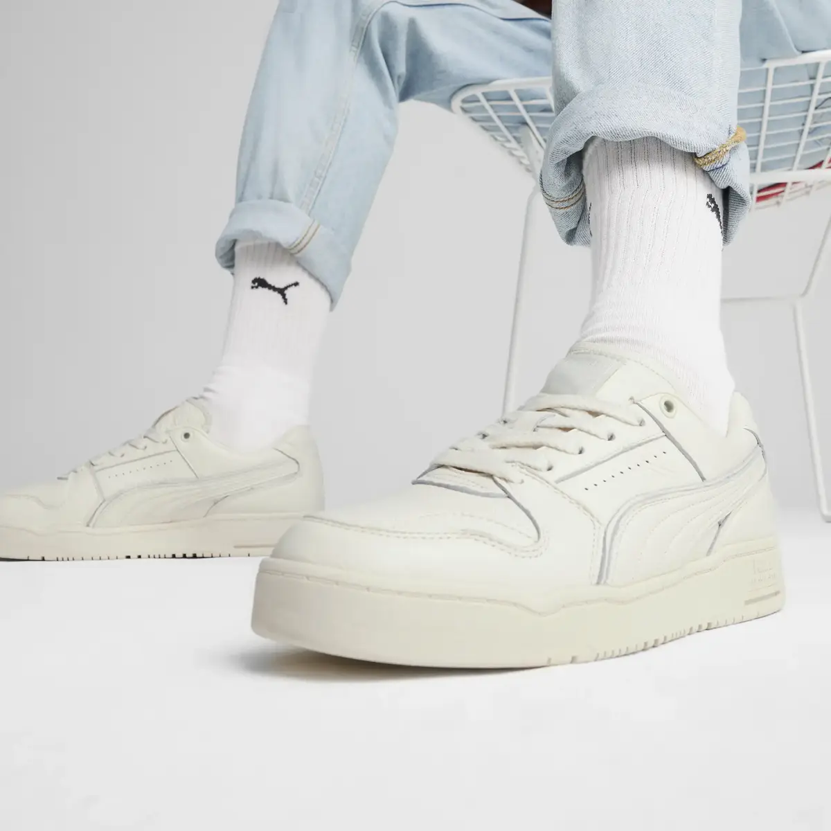 Puma Slipstream Lo Vintage Krem Erkek Spor Ayakkabı
