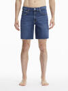 Calvin Klein MID-THIGH SHORT Erkek Mavi Kot Şort