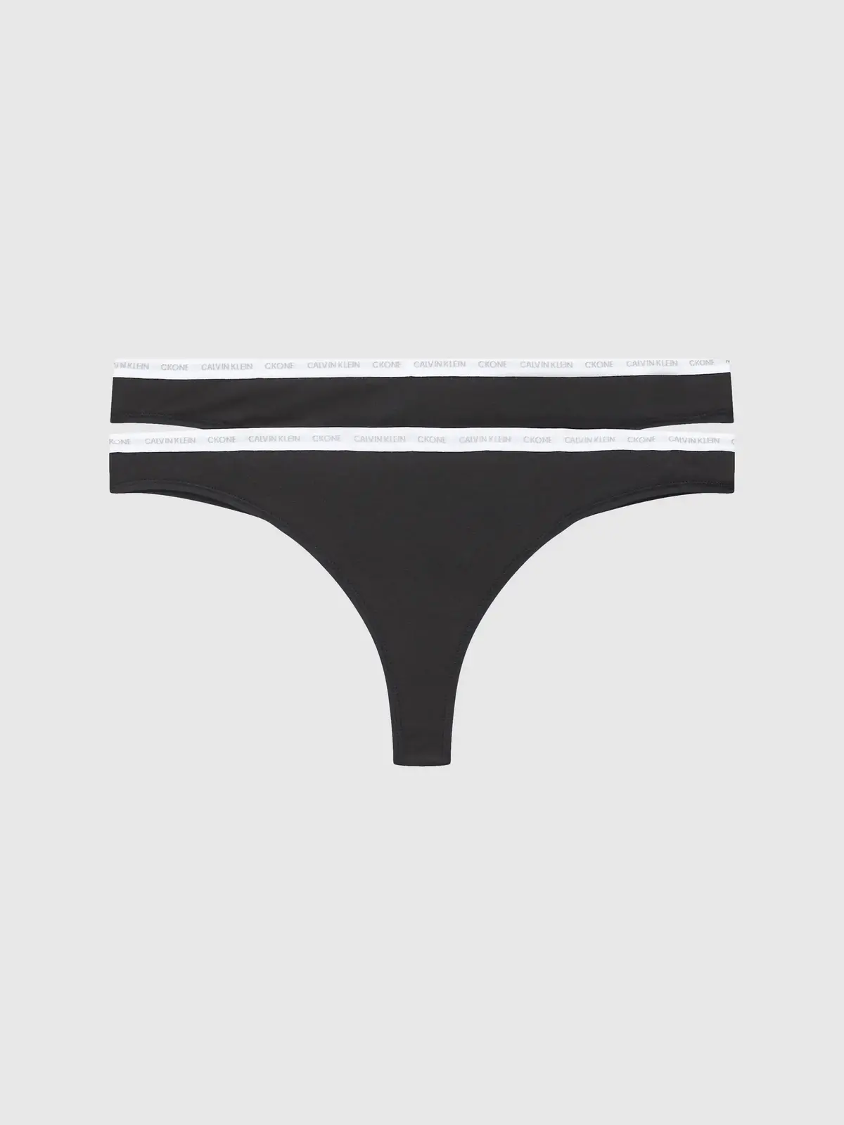 Calvin Klein THONG 2PK Kadın Siyah Tanga Set