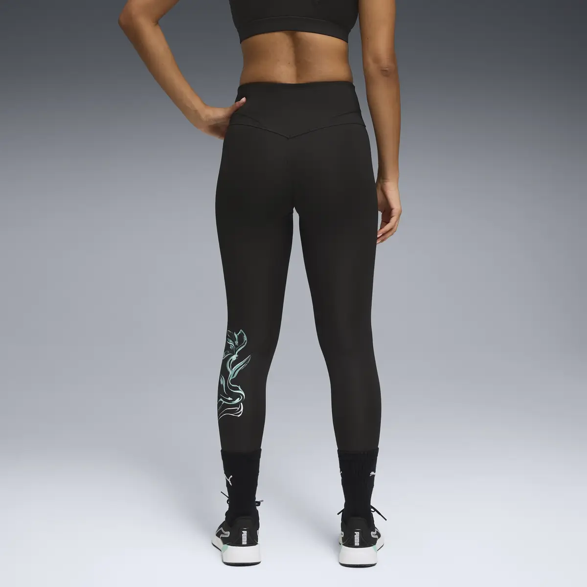 Puma W GREEN TERRAINS TGHT HW 7/8 Siyah Kadın Tayt