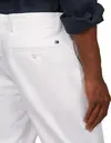 Tommy Hilfiger DENTON CHINO SATIN, YCF Beyaz Erkek Pantolon