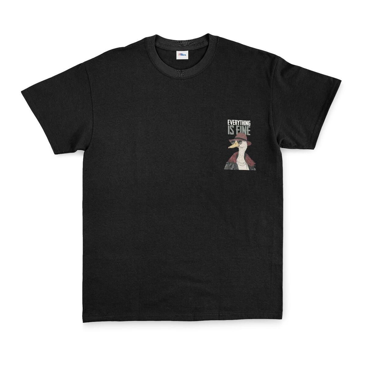 24-7 Cool Duck Siyah Baskılı Erkek T-Shirt