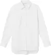 Calvin Klein CK COTTON OVERSHIRT Kadın Beyaz Gömlek