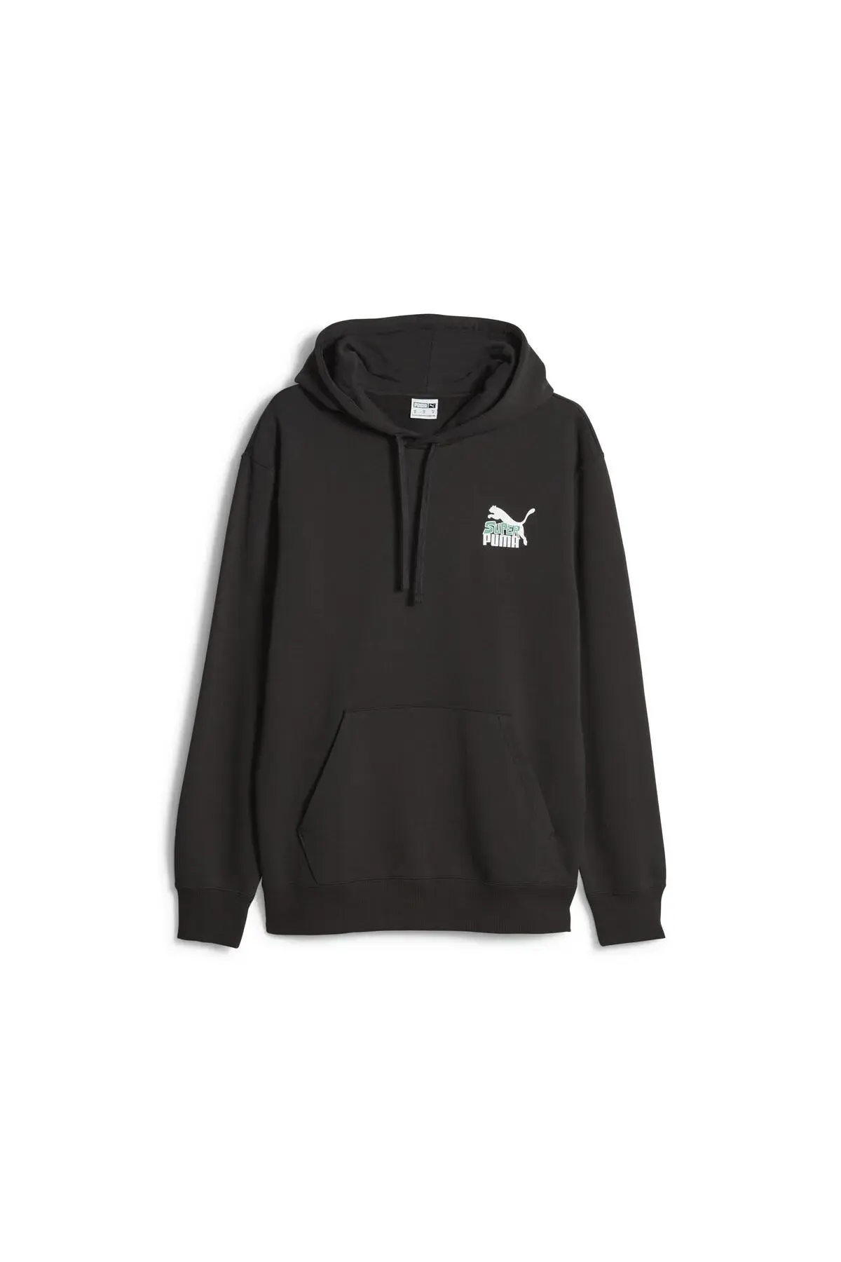 Puma CLASSICS SUPER PUMA Graphic Hoodie TR Siyah Erkek Hoodie