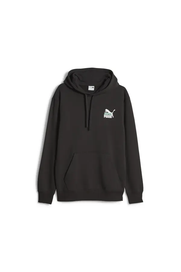 Puma CLASSICS SUPER PUMA Graphic Hoodie TR Siyah Erkek Hoodie Puma CLASSICS SUPER PUMA Graphic Hoodie TR Siyah Erkek Hoodie