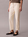 Calvin Klein STRAIGHT LEG STRETCH, F7J, 4 Kadın Krem Chino Pantolon