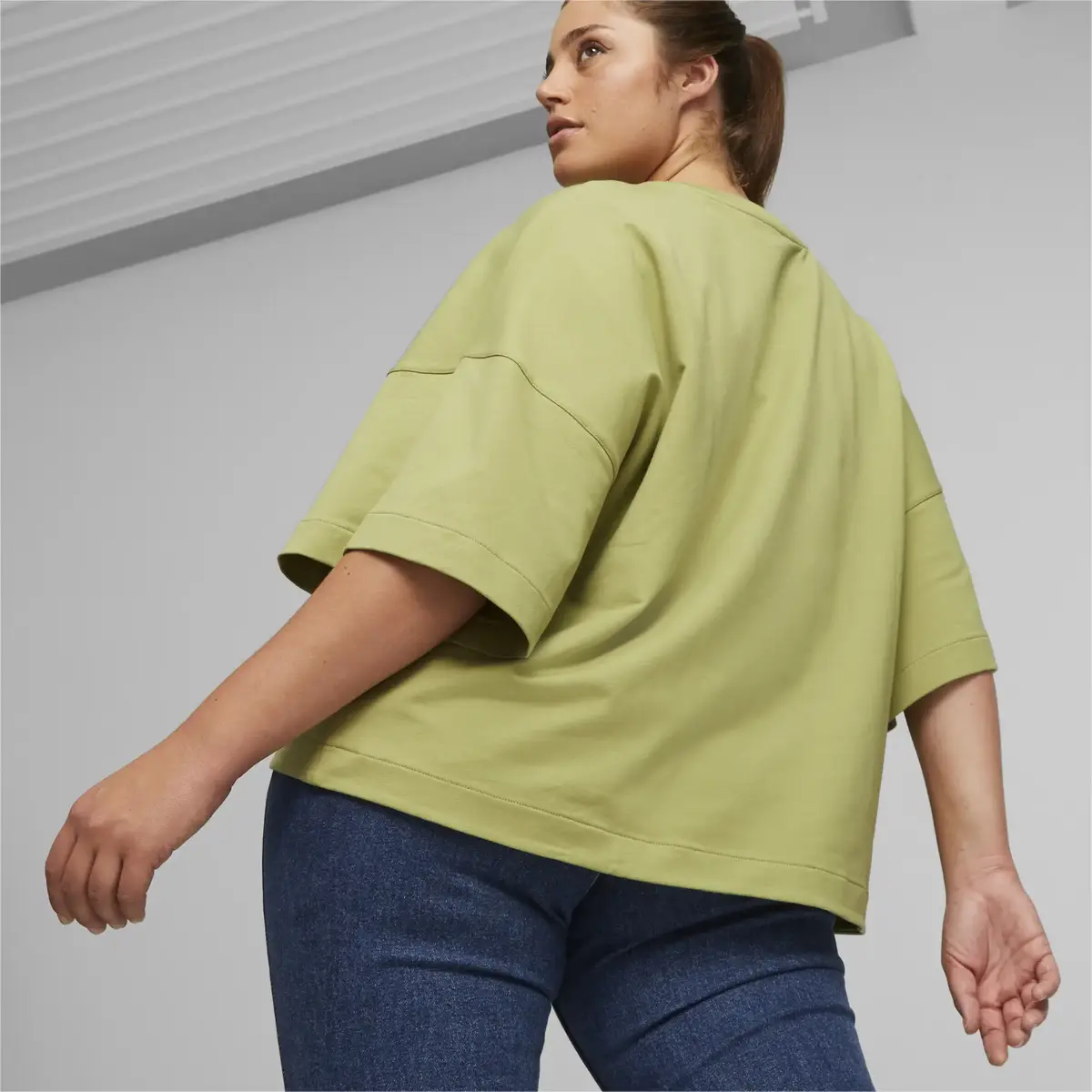 Puma INFUSE Relaxed Tee Yeşil Kadın T-Shirt