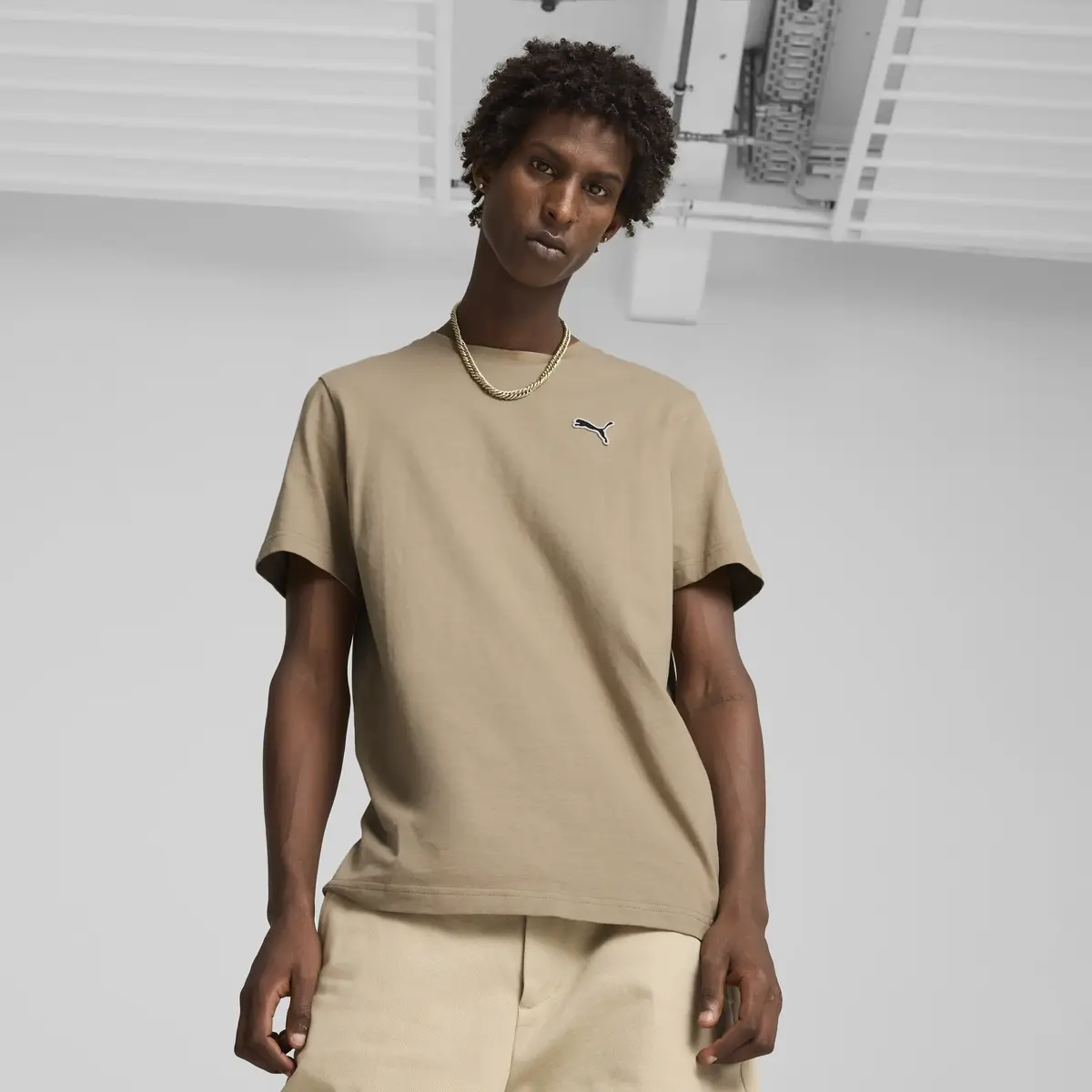 Puma BETTER ESSENTIALS Tee Bej Erkek T-Shirt & Polo