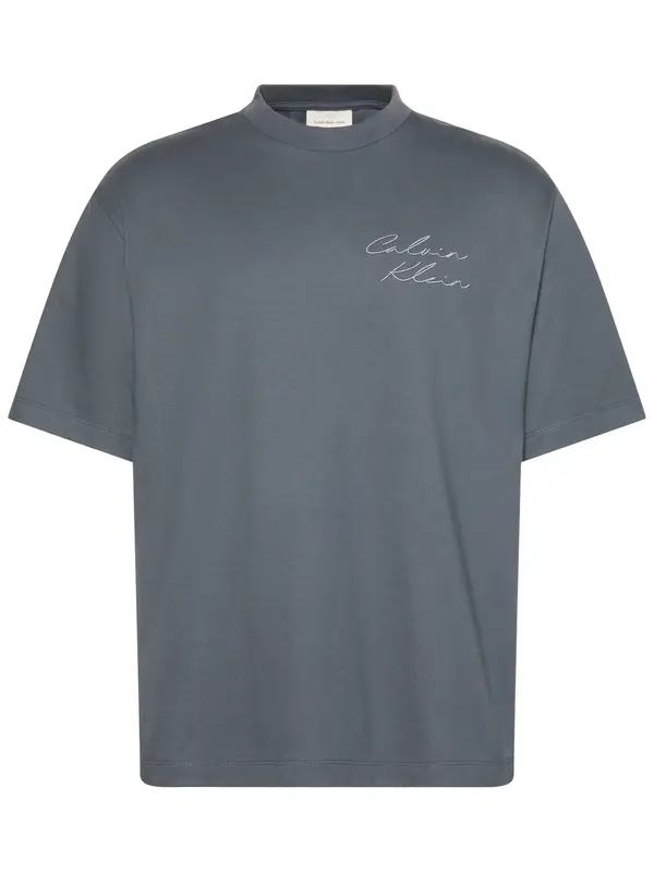 Calvin Klein 16S APRIL GRAPHIC SE, CKP, S Gri Erkek T-Shirt