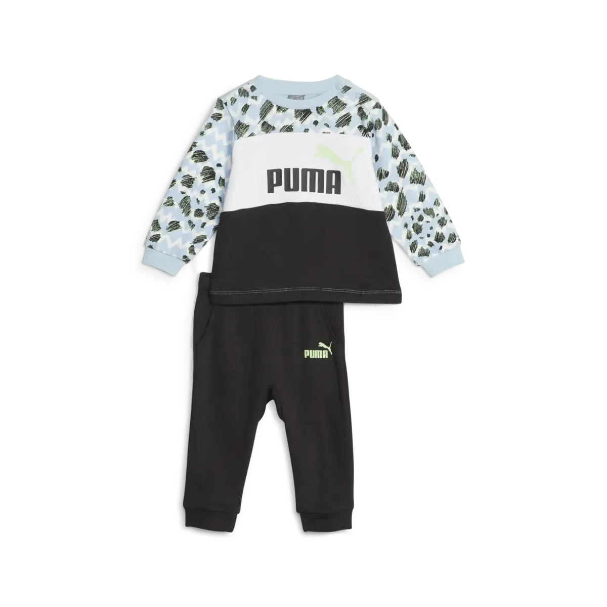 Puma ESS MIX MTCH Infants Jogger Siyah Bebek Eşofman Takımı