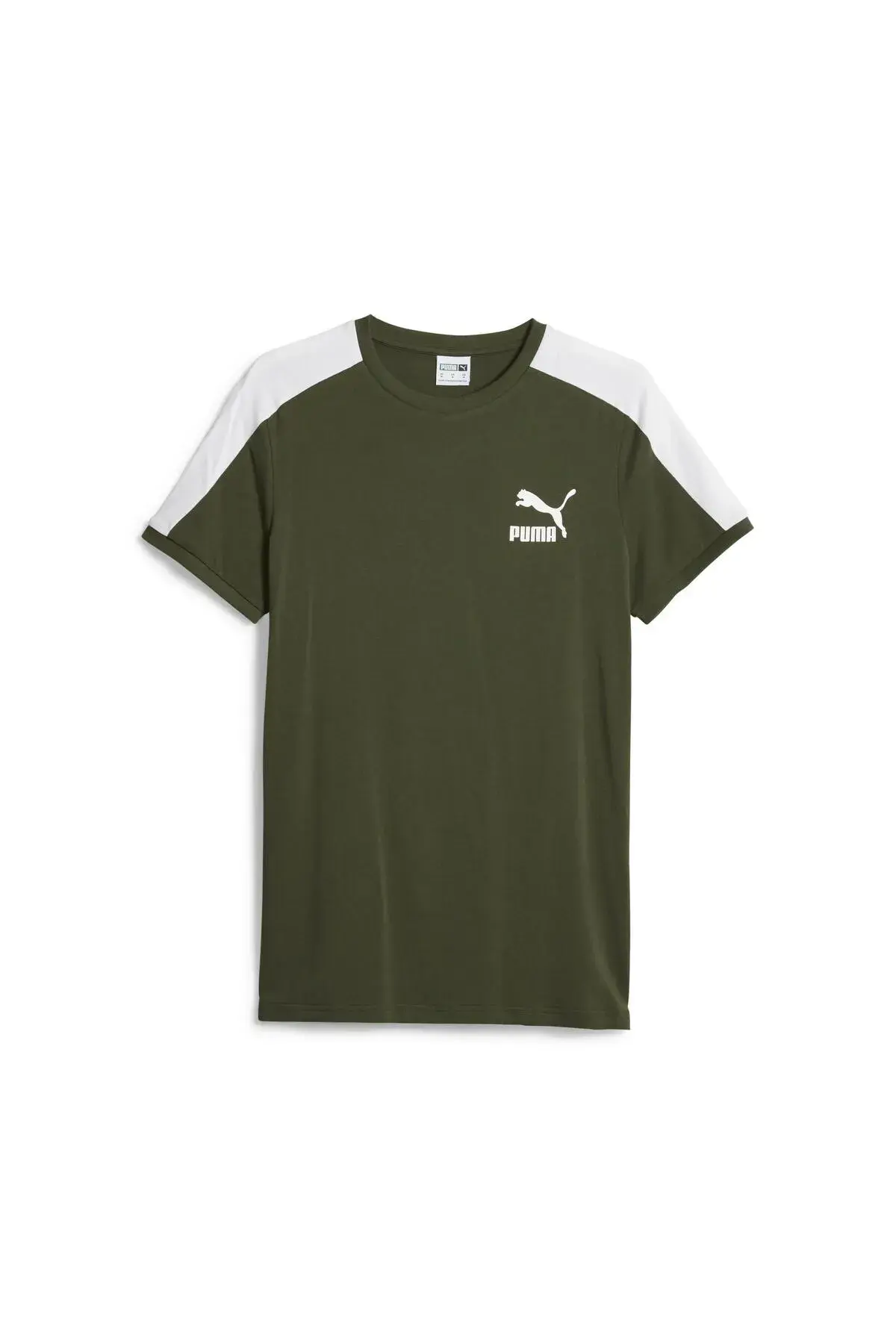 Puma T7 ICONIC Tee Yeşil Erkek T-Shirt