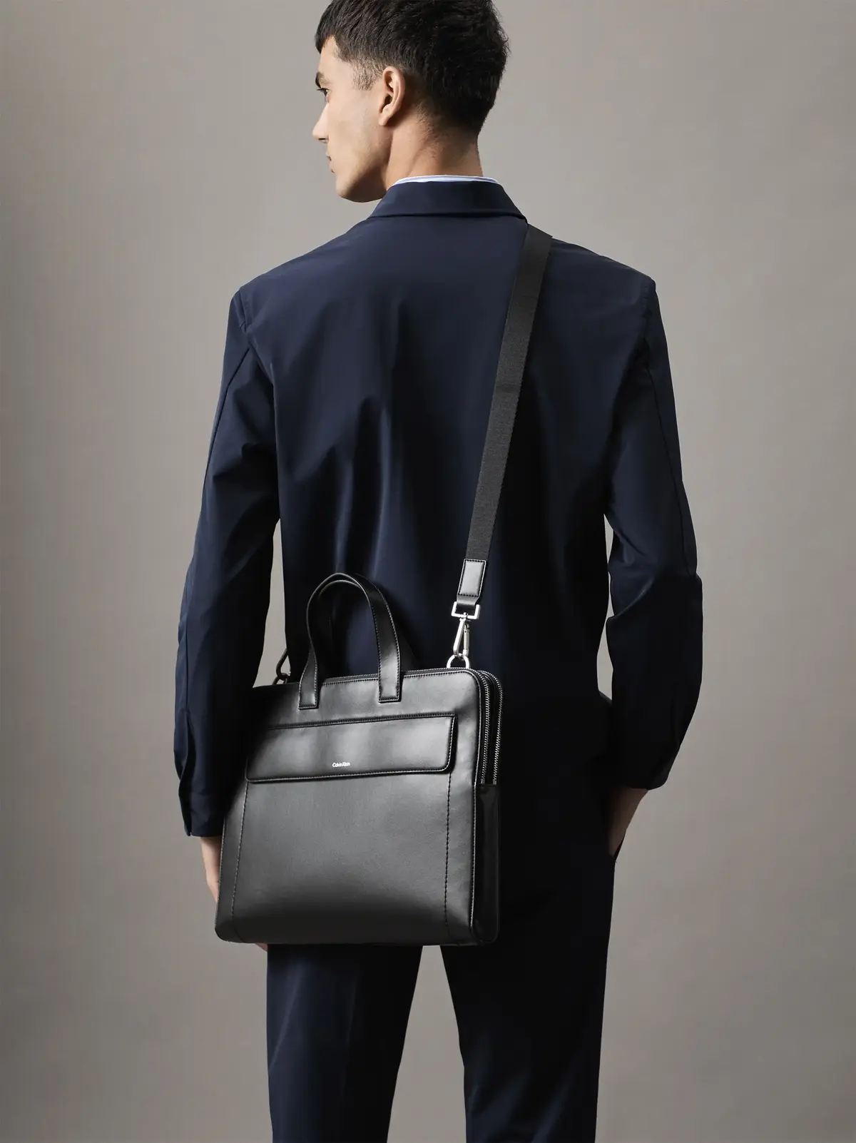 Calvin Klein CK SLEEK 2G LAPTOP B, BEH Siyah Erkek Çanta