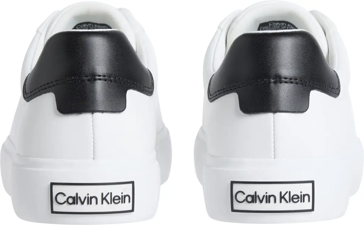 Calvin Klein VULC LACE UP, 0K4 Beyaz Kadın Spor Ayakkabı & Sneaker