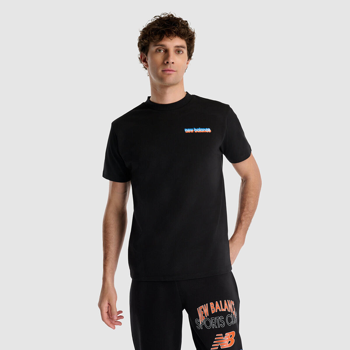 New Balance MNT1533 Erkek Siyah T-Shirt