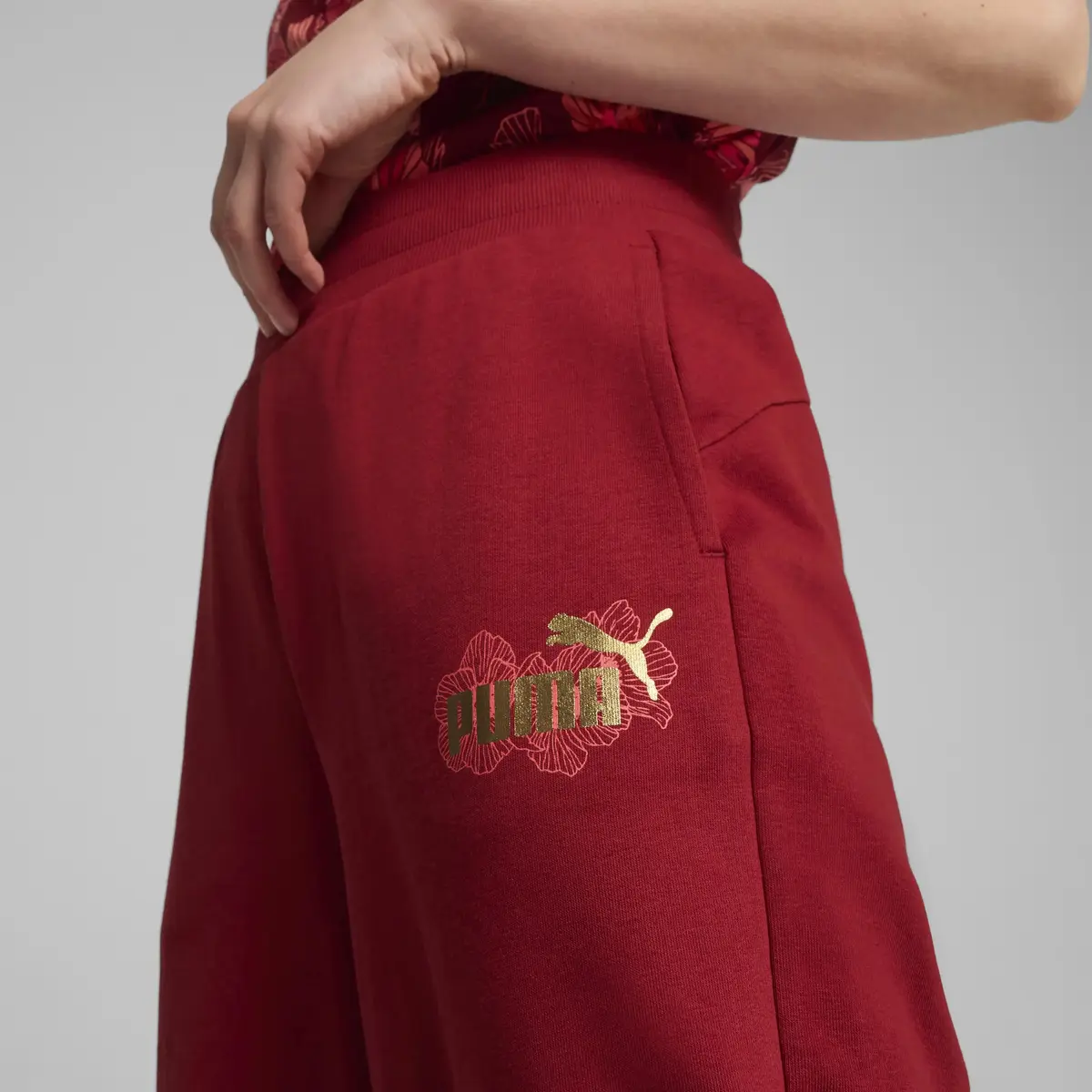 Puma ESS+ CLASS ACT Pants Bordo Kadın Eşofman Altı