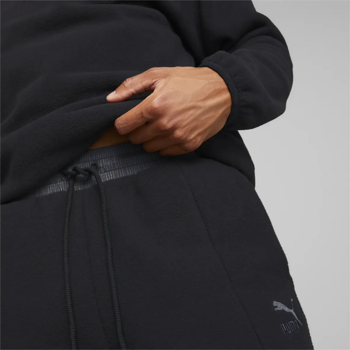 Puma SWxP Polar Fleece Pants Siyah Erkek Pantolon