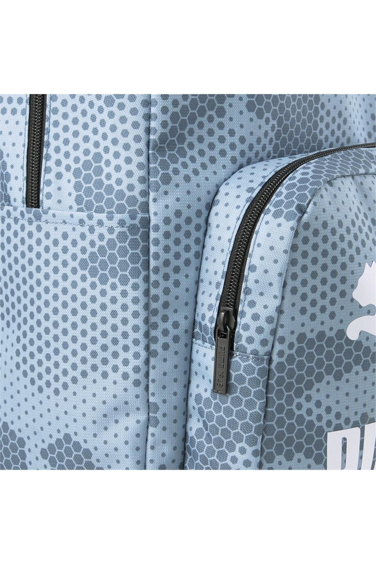 Puma Originals Kamuflaf Desenli Mavi Sırt Çantası