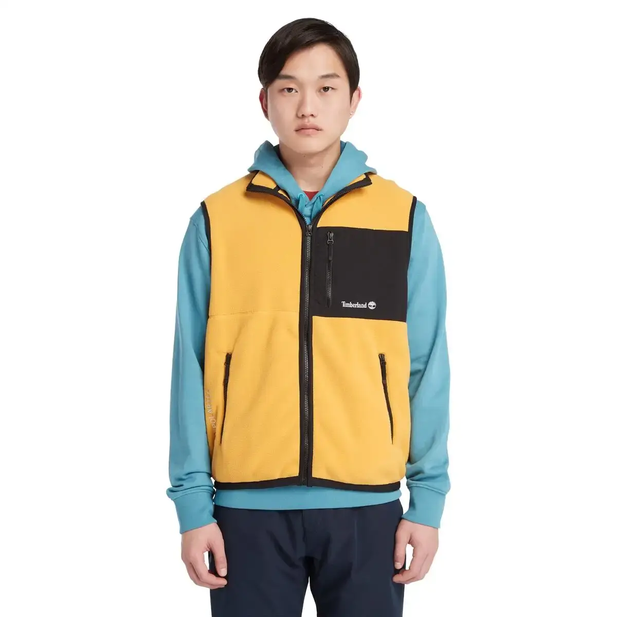 Timberland Outdoor Archive Re-issue Vest with Polar Sarı Erkek Yelek