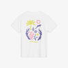 Converse SEA GRAPHIC TEE BLACK Beyaz Kadın T-Shirt
