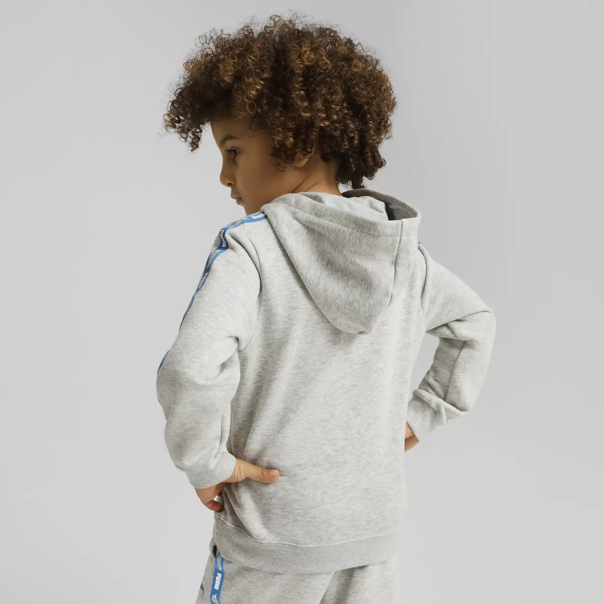 Puma X HOT WHEELS Hoodie Gri Erkek Çocuk Hoodie