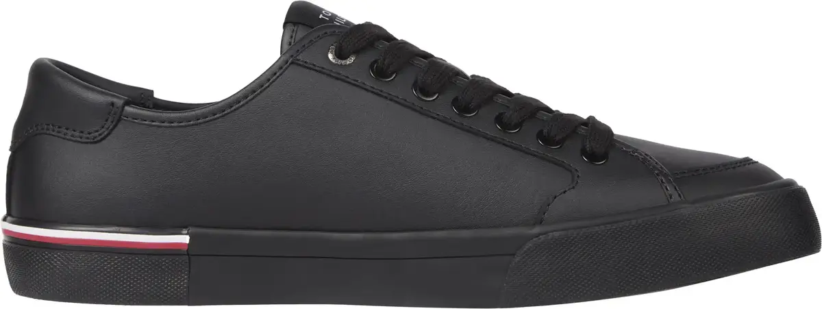 Tommy Hilfiger CORE CORPORATE VULC, BDS Siyah Erkek Spor Ayakkabı & Sneaker