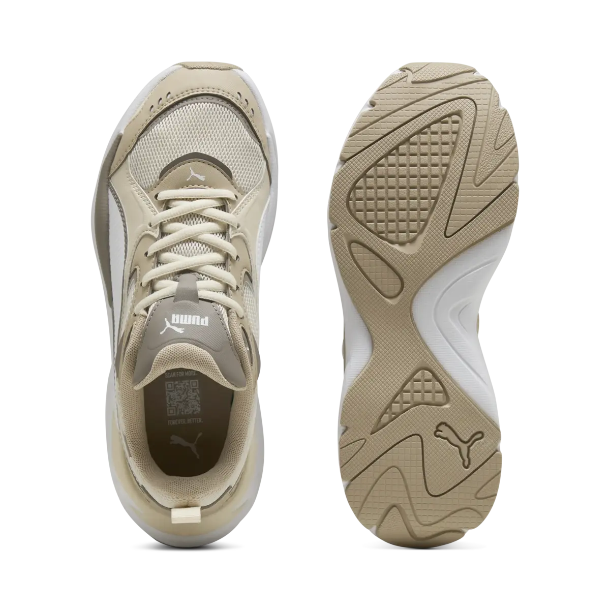 Puma X-RAY 4 Unisex Bej Yürüyüş ve Koşu Ayakkabısı