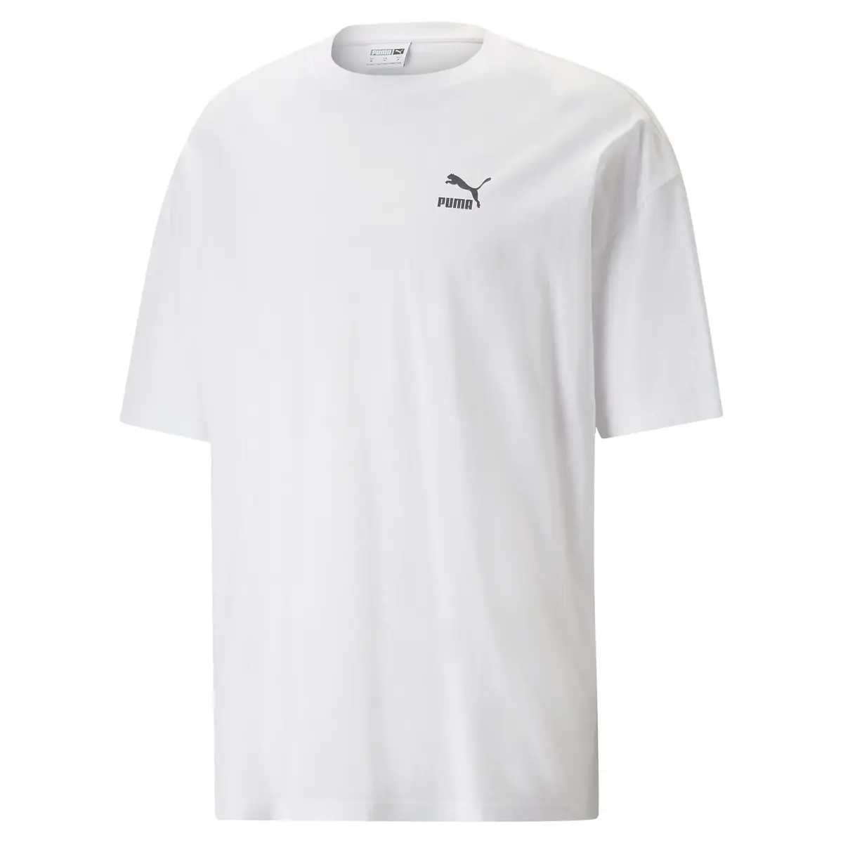 Puma CLASSICS Oversized Tee Beyaz Erkek/Unisex T-Shirt