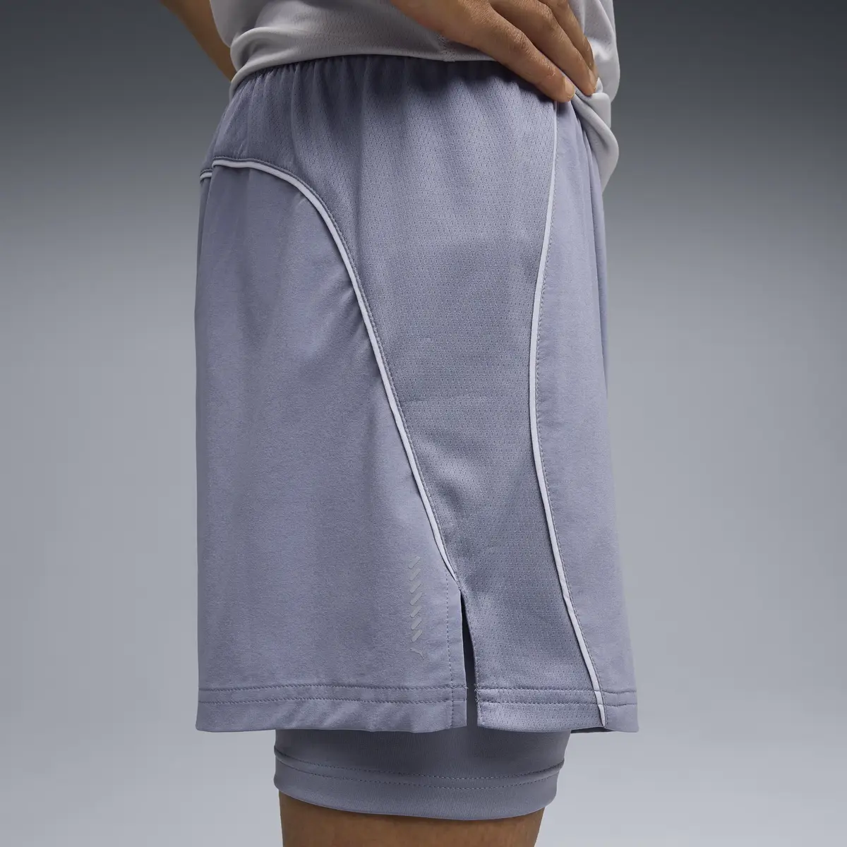 Puma RUN VELOCITY 2IN1 SHORT Gri Erkek Şort