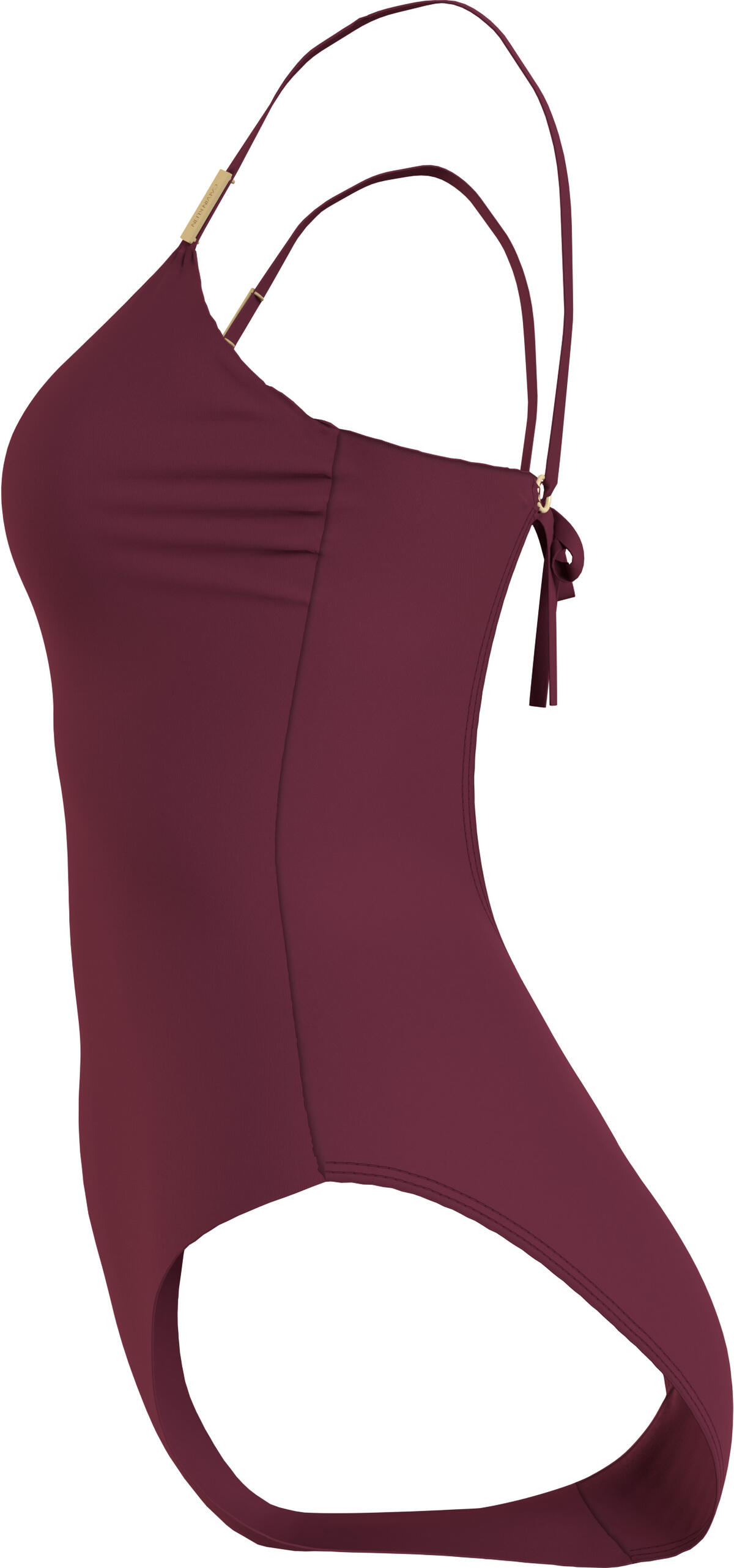 Calvin Klein ONE PIECE Kadın Bordo Mayo