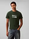 Calvin Klein SS 30S EU CALVIN KLE Yeşil Erkek Tişört