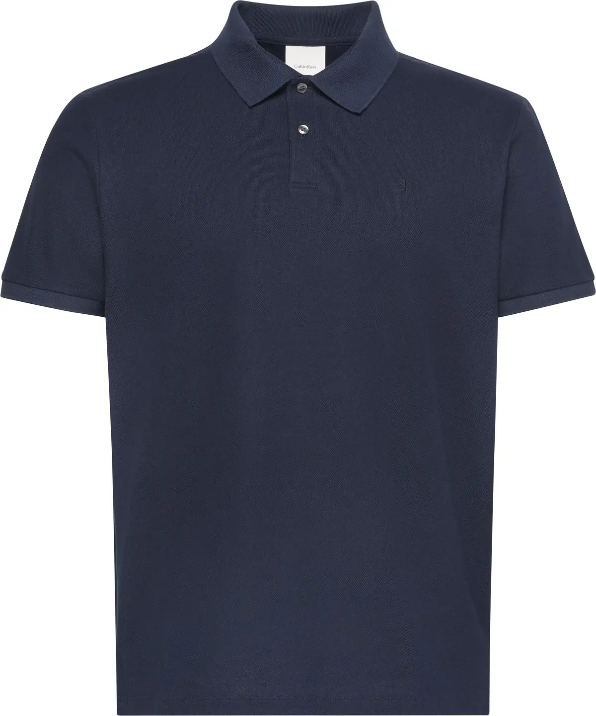 Calvin Klein SS REFINED PIQUE TIPPED CLASSIC Erkek Lacivert Polo T-Shirt