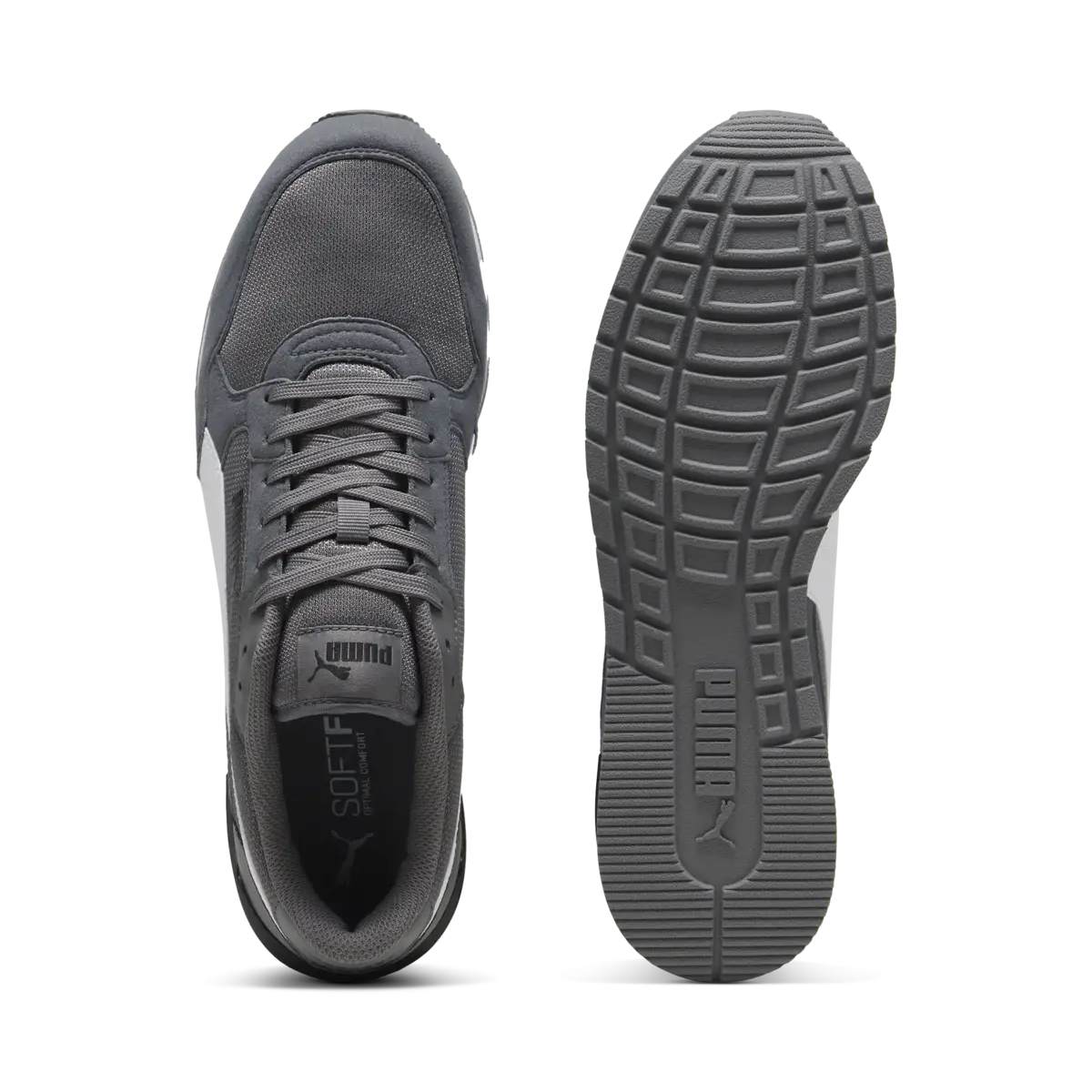 Puma ST Runner v4 Mesh Gri Erkek Spor Ayakkabı & Sneaker