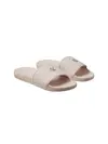Calvin Klein ESS SLIDE CANVAS HDW Pudra Kadın Kanvas Logolu Terlik