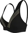 Calvin Klein TRIANGLE HIGH APEX-R Kadın Siyah Bikini Üstü