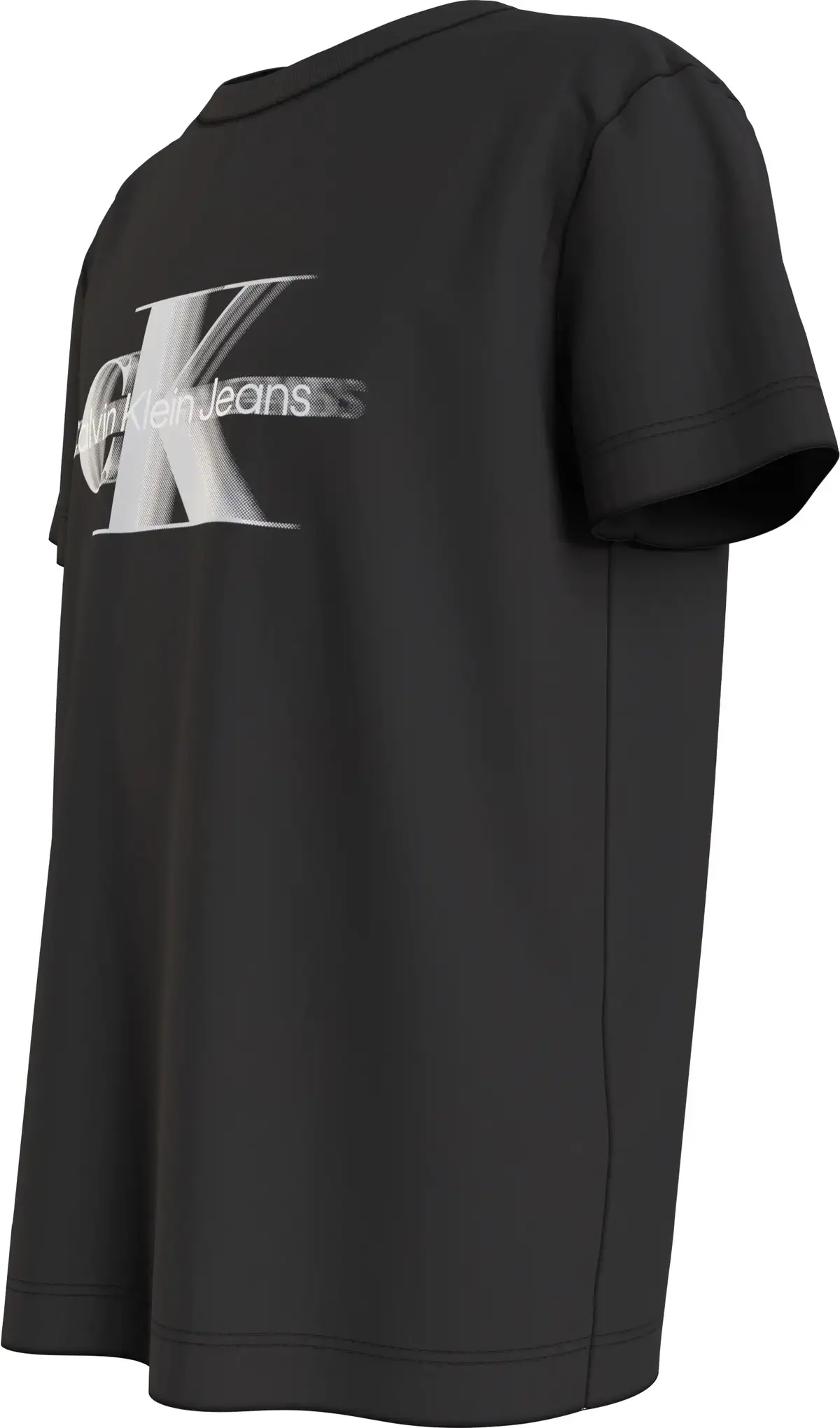 Calvin Klein PERFORATED GLOW MONO Erkek Siyah T-Shirt