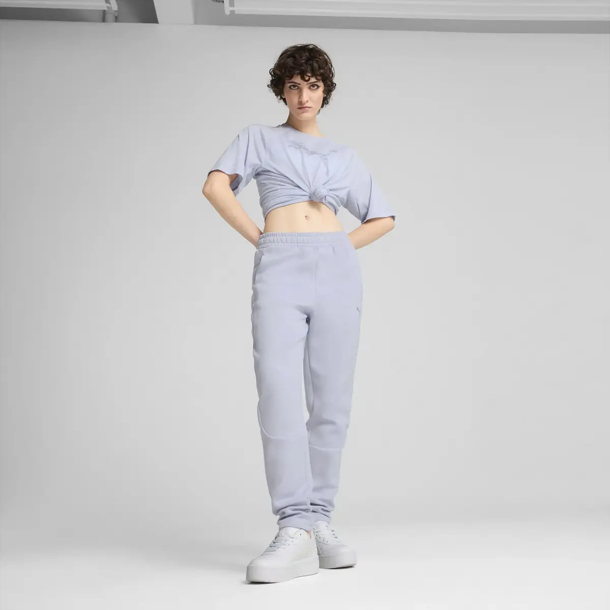 PUMA EVOSTRIPE Sweatpants Mavi Kadın Eşofman Altı