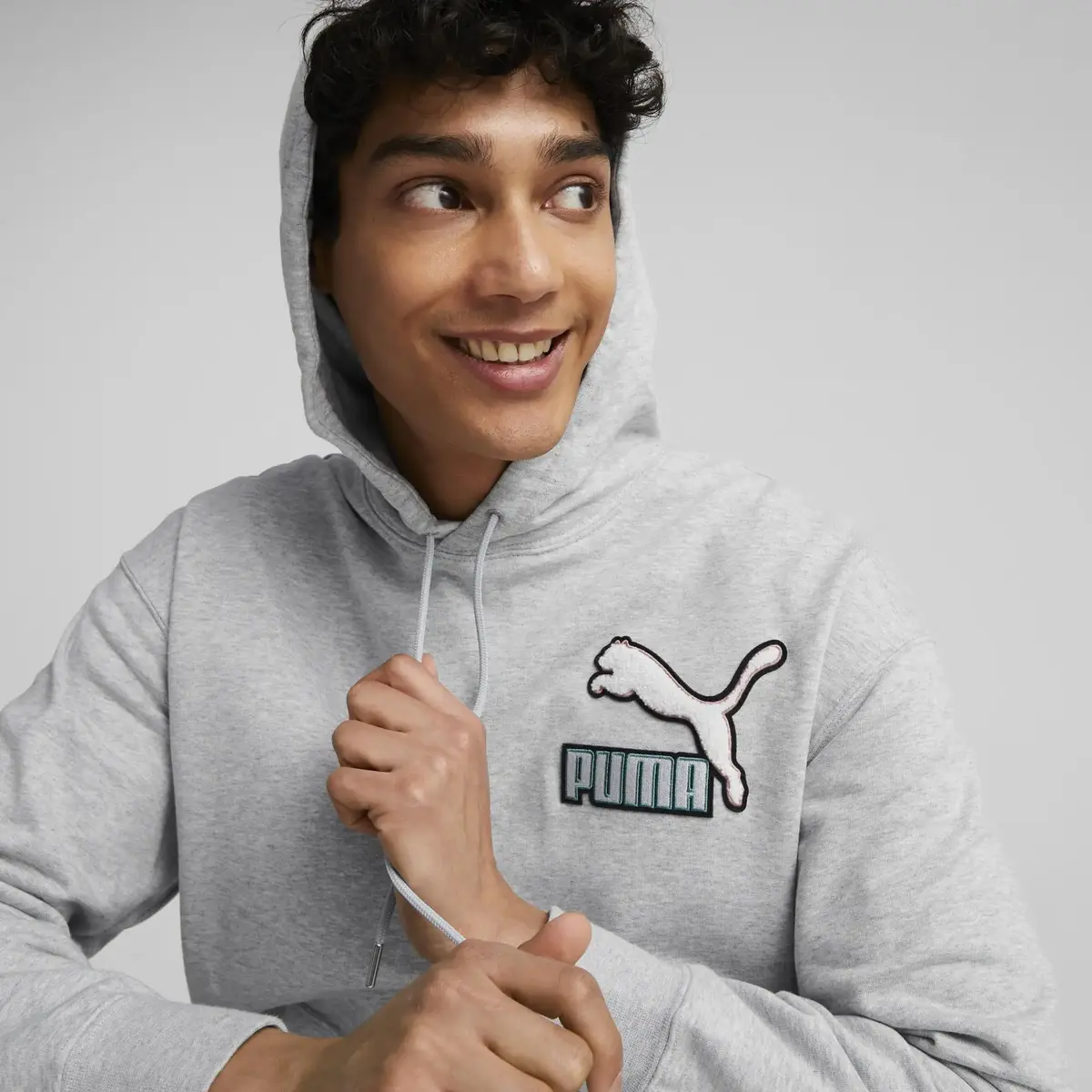 Puma Fandom Hoodie Gri Erkek Hoodie