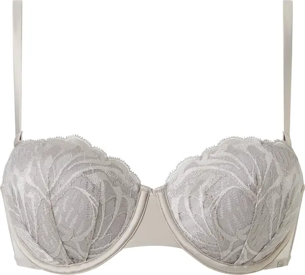 Calvin Klein PUSH UP STRAPLESS Kadın Krem Sütyen