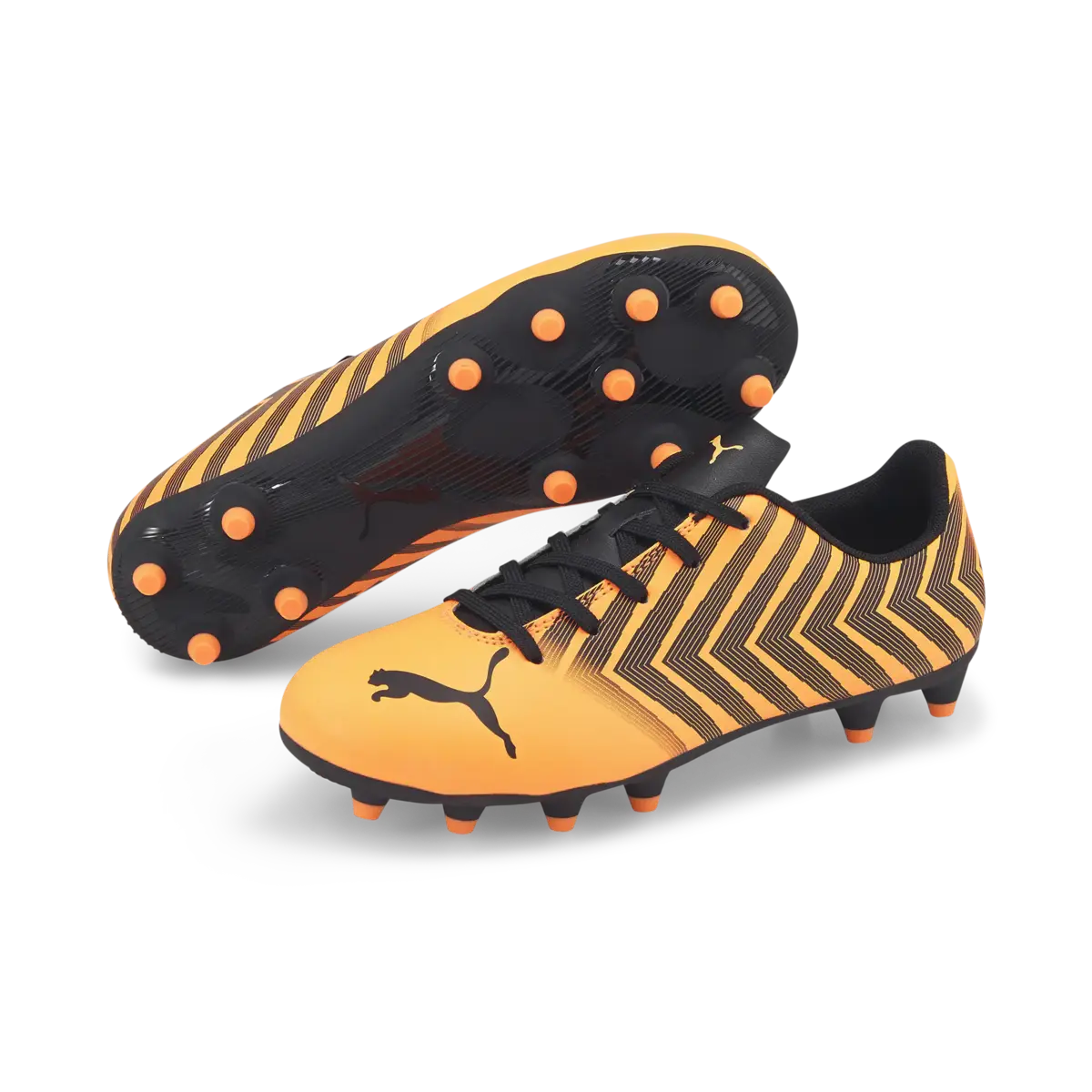 Puma TACTO II FG/AG Jr Turuncu Erkek Çocuk Krampon