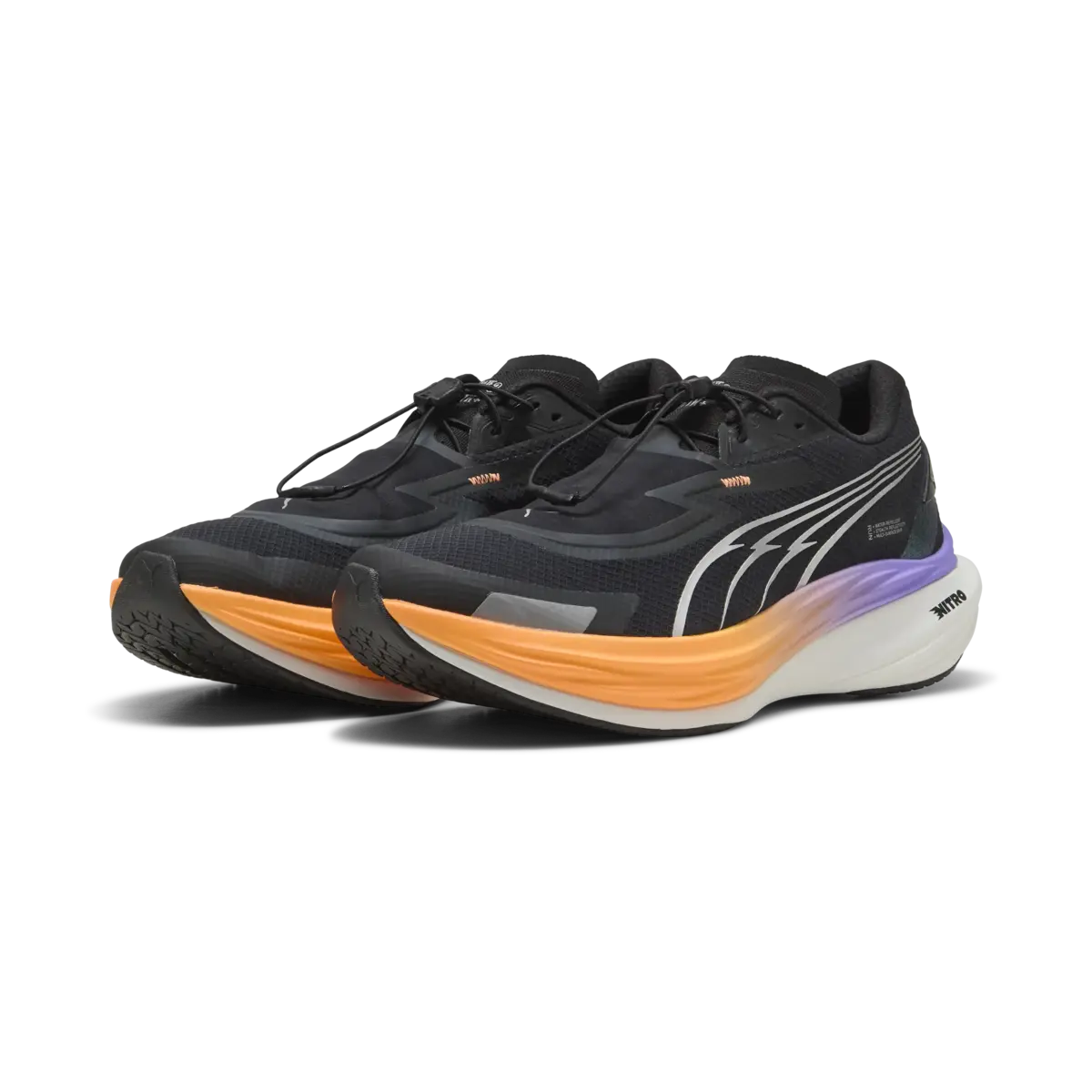 PUMA Deviate NITROTM3 WTR+ Siyah Erkek Yürüyüş ve Koşu Ayakkabısı
