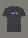 Calvin Klein SS 20s CLASSIC LOGO TEE Siyah Kadın Tişört