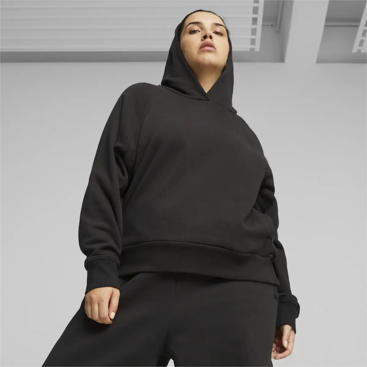 Puma INFUSE Relaxed Hoodie Siyah Kadın Sweatshirt