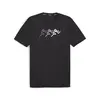 Puma RUN FAVORITE SS GRAPHIC TEE M Siyah Erkek T-Shirt
