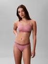 Calvin Klein BIKINI Pembe Kadın Bikini Alt Külot