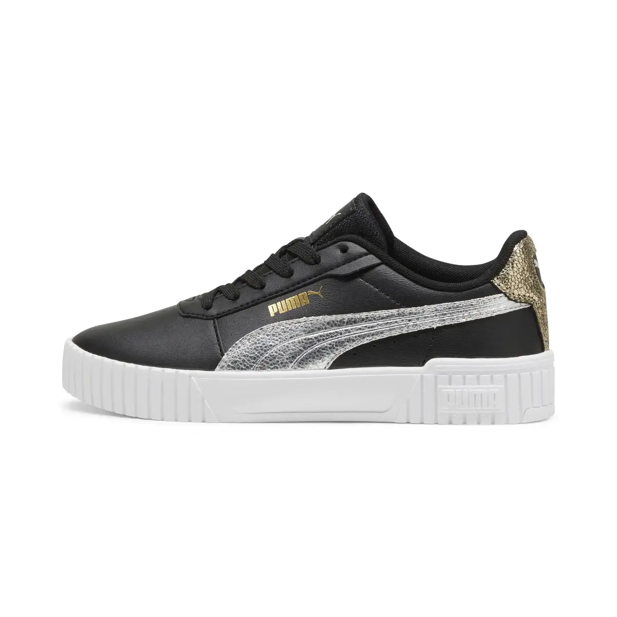 Puma Carina 2.0 Metallic Shine Siyah Kadın Günlük Spor Ayakkabı