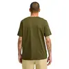 Timberland STACK LOGO Colored Short Sleeve Tee Yeşil Erkek T-Shirt & Polo