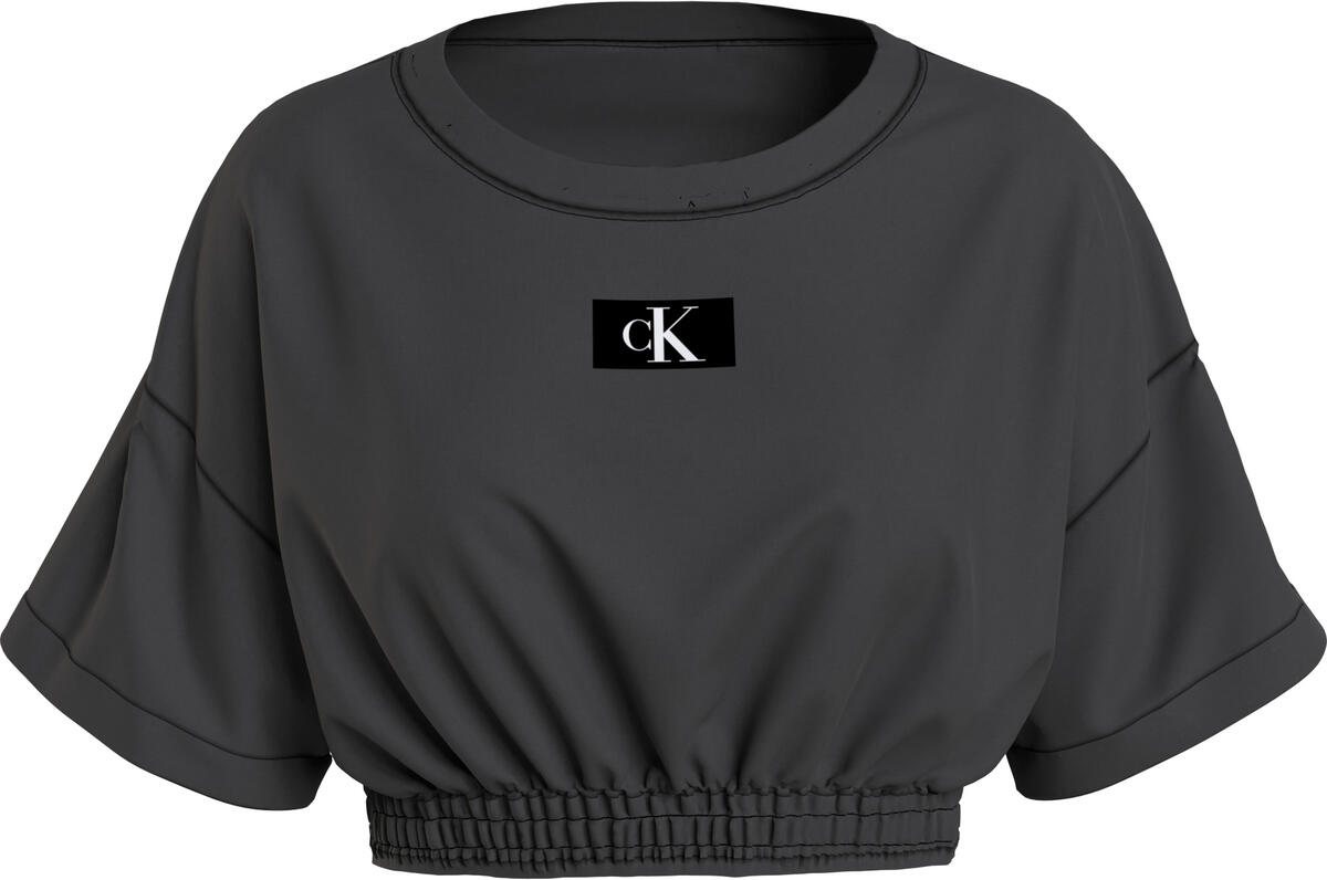 Calvin Klein CROP TOP Kadın Siyah Crop Top