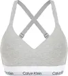 Calvin Klein LIFT BRALETTE ROLL Kadın Gri Bralet